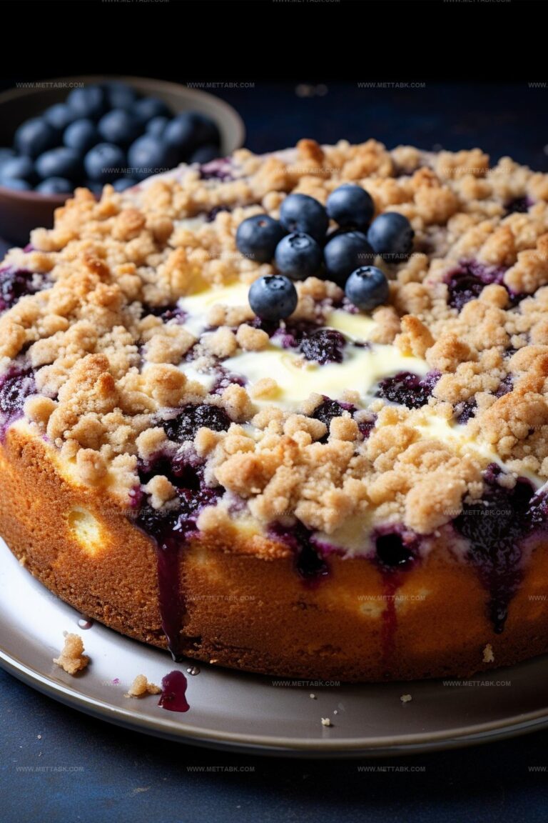 Blueberry Cream Cheese Coffee Cake Recipe