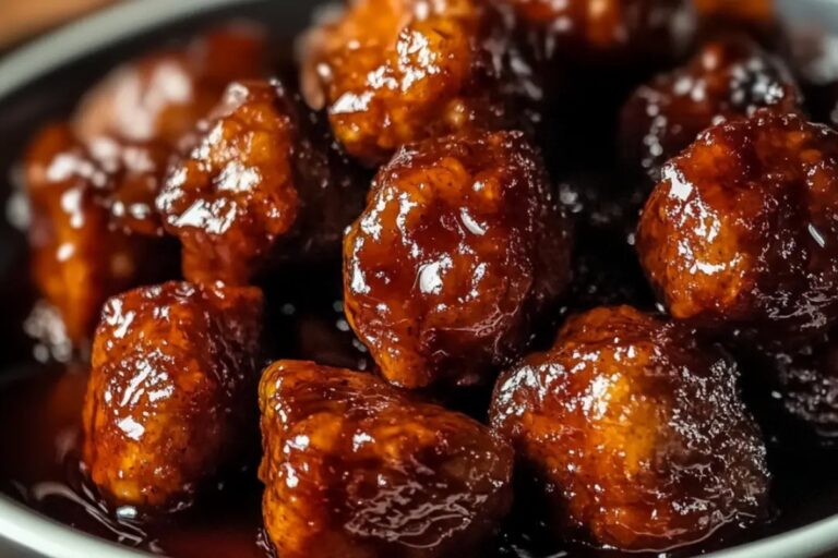 Sweet & Smoky Honey Garlic Chicken Bites Recipe