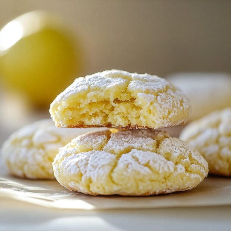 Easy Lemon Crinkle Cookies Recipe