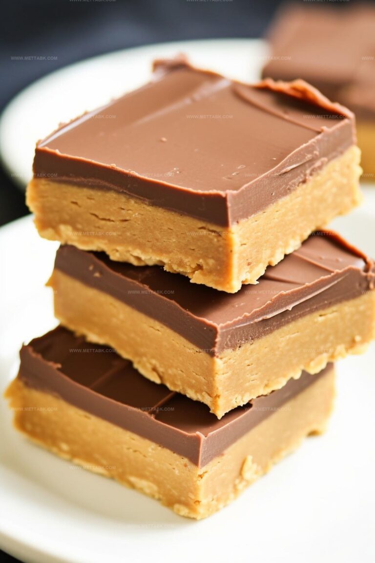 No Bake Peanut Butter Bars Recipe