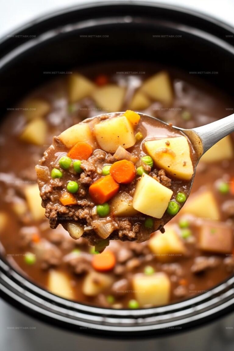 Slow Cooker Hamburger Stew Recipe