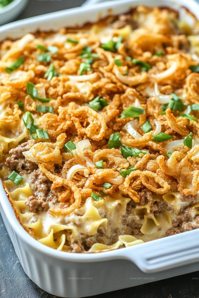 French Onion Beef Casserole Recipe