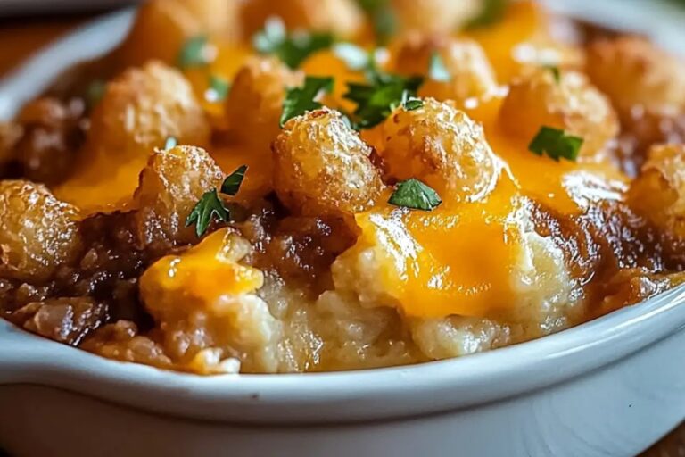 Shepherds Pie Tater Tot Casserole Recipe