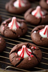Peppermint Kiss Cookies Recipe