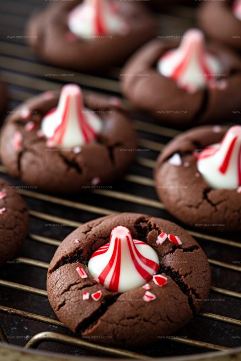 Peppermint Kiss Cookies Recipe