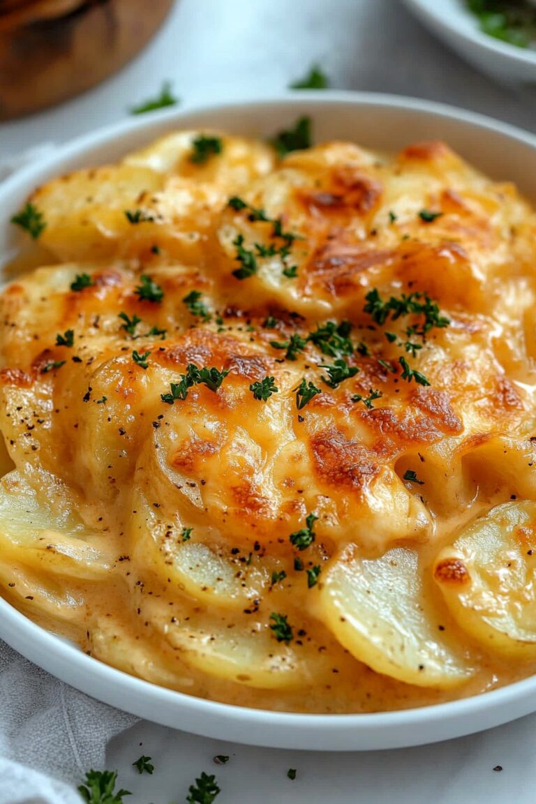Cheesy Scalloped Potatoes Recipe