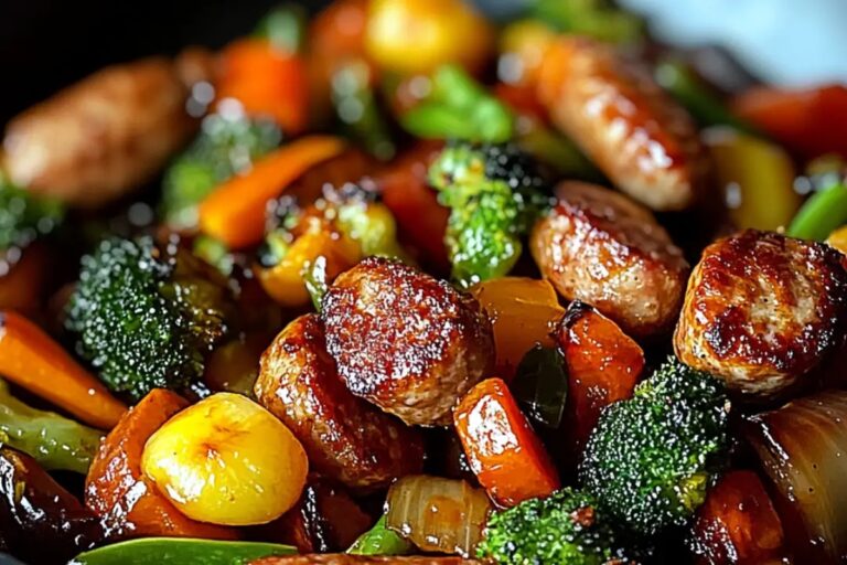 Roasted Chicken Sausage & Veggie Skillet Recipe