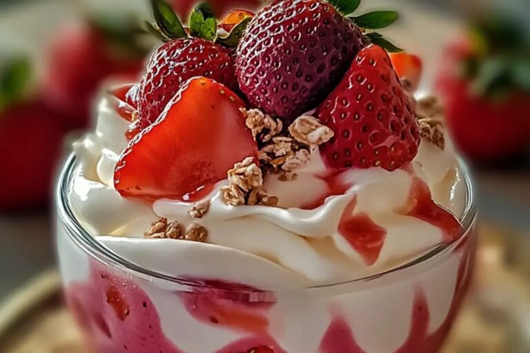 Creamy Strawberry Vanilla Delight Recipe