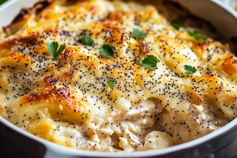 Poppy Seed Chicken Casserole Recipe