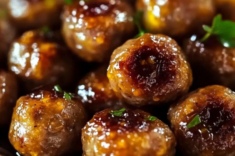 Easy Pepper Jelly Sausage Breakfast Bites Recipe