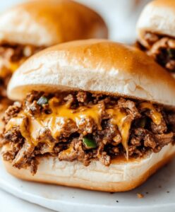 Cheesy Hot Beef Sandwich Recipe