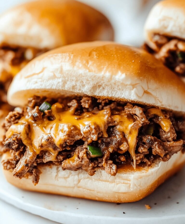 Cheesy Hot Beef Sandwich Recipe