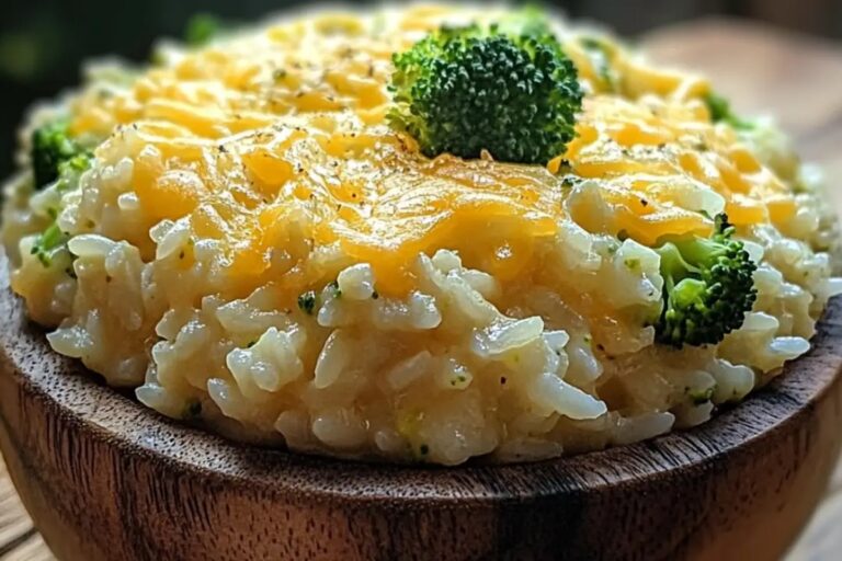 Cheesy Broccoli Rice Casserole Recipe