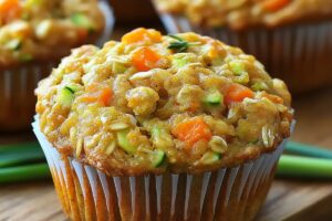 Zucchini Carrot Oatmeal Muffins Recipe