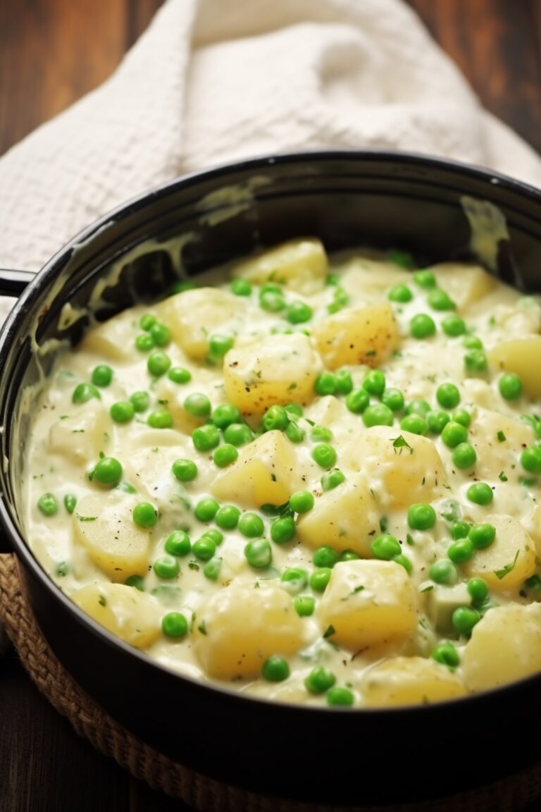 Creamed Peas And Potatoes Recipe