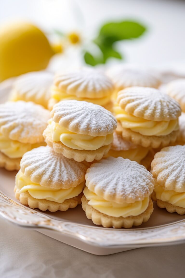 Lemon Cookies With Lemon Cream Recipe