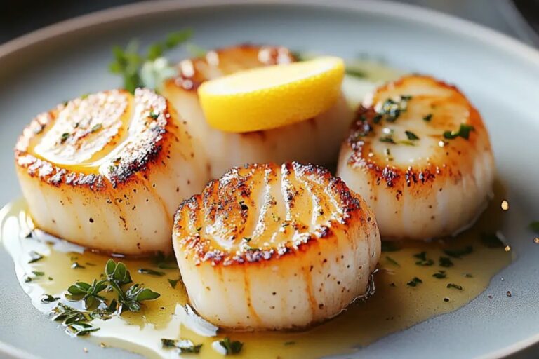 Pan-Seared Scallops With Lemon Butter Recipe