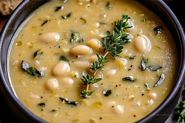 Creamy Vegan White Bean Soup Recipe