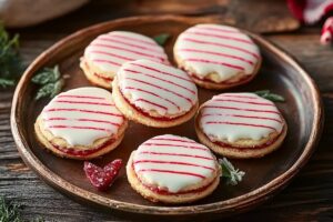 Striped Peppermint Sandwich Cookies Recipe