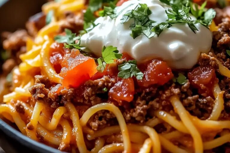 The Best Taco Spaghetti Recipe