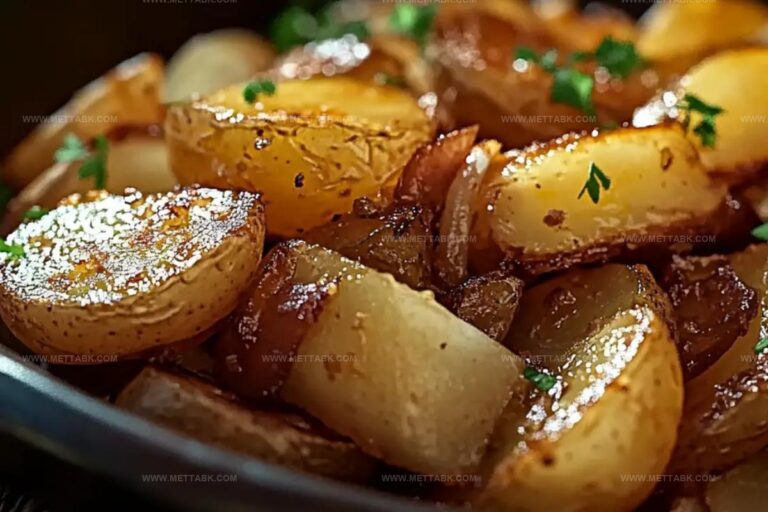 Oven Fried Potatoes & Onions Recipe