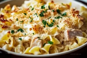 Creamy Tuna Noodle Bake Recipe