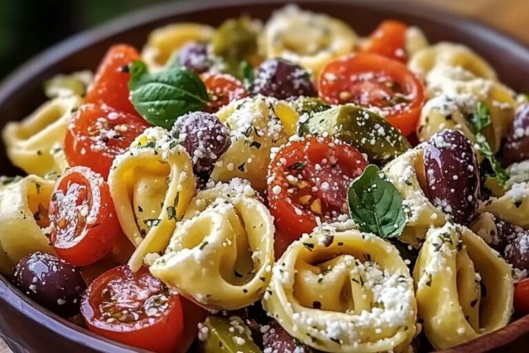Greek Tortellini Pasta Salad Recipe