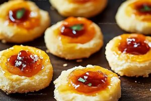 Cheesy Thumbprint Appetizers With Hot Pepper Jelly Recipe