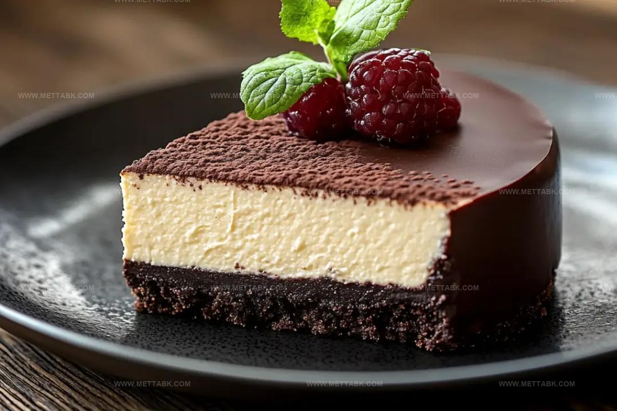 Vanilla Chocolate Cheesecake Recipe
