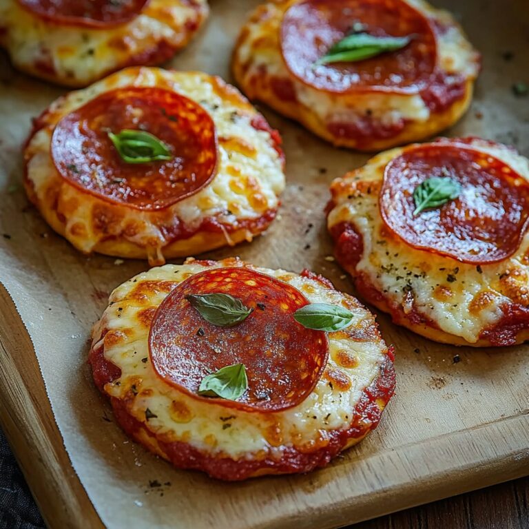 Pepperoni Mini Pizzas Recipe