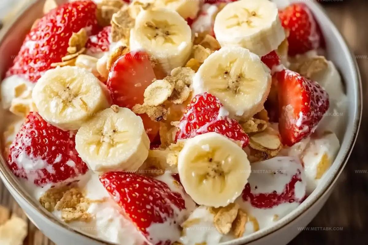 Strawberry Banana Cheesecake Salad Recipe