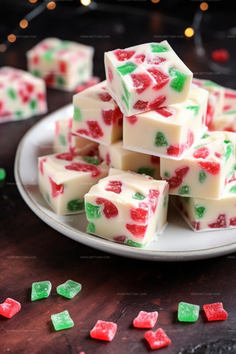 Easy Christmas Gumdrop Nougat Candy Recipe