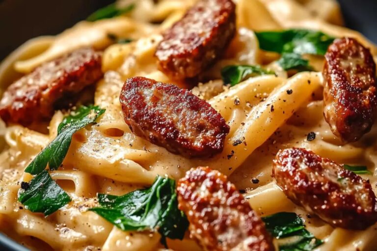 Creamy Cajun Sausage Pasta Recipe