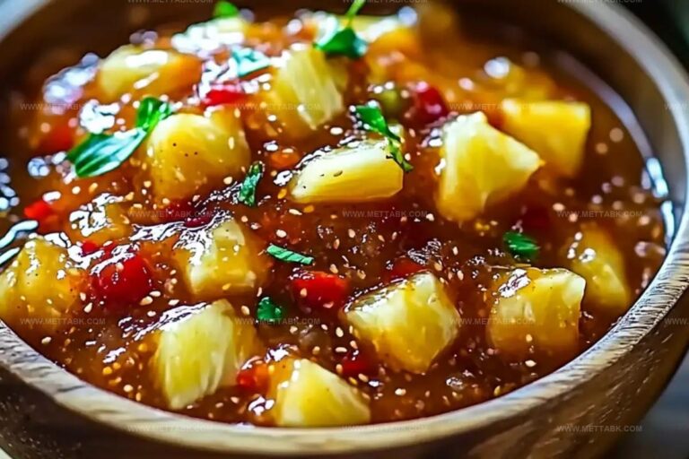 Easy Sweet Chili Pineapple Sauce Recipe