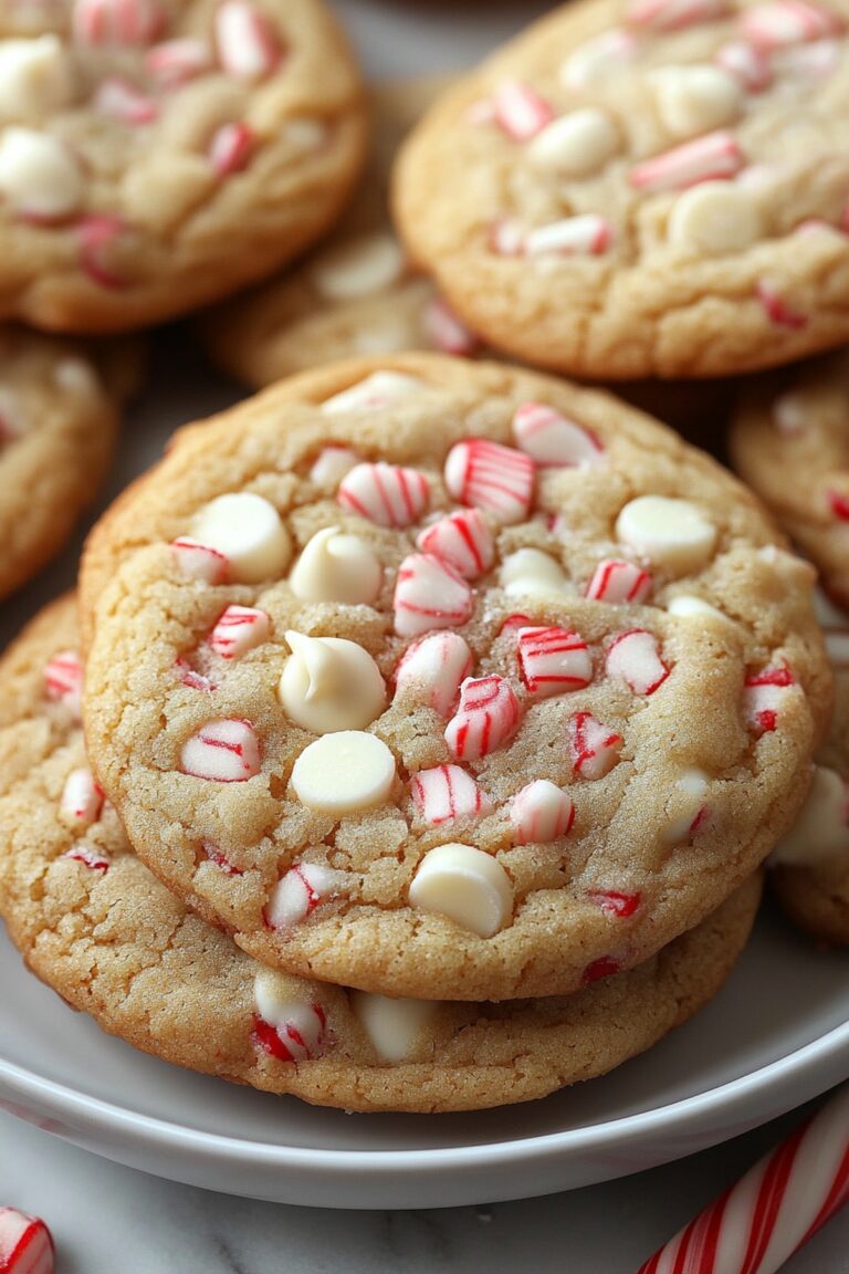 White Chocolate Peppermint Cookies Recipe