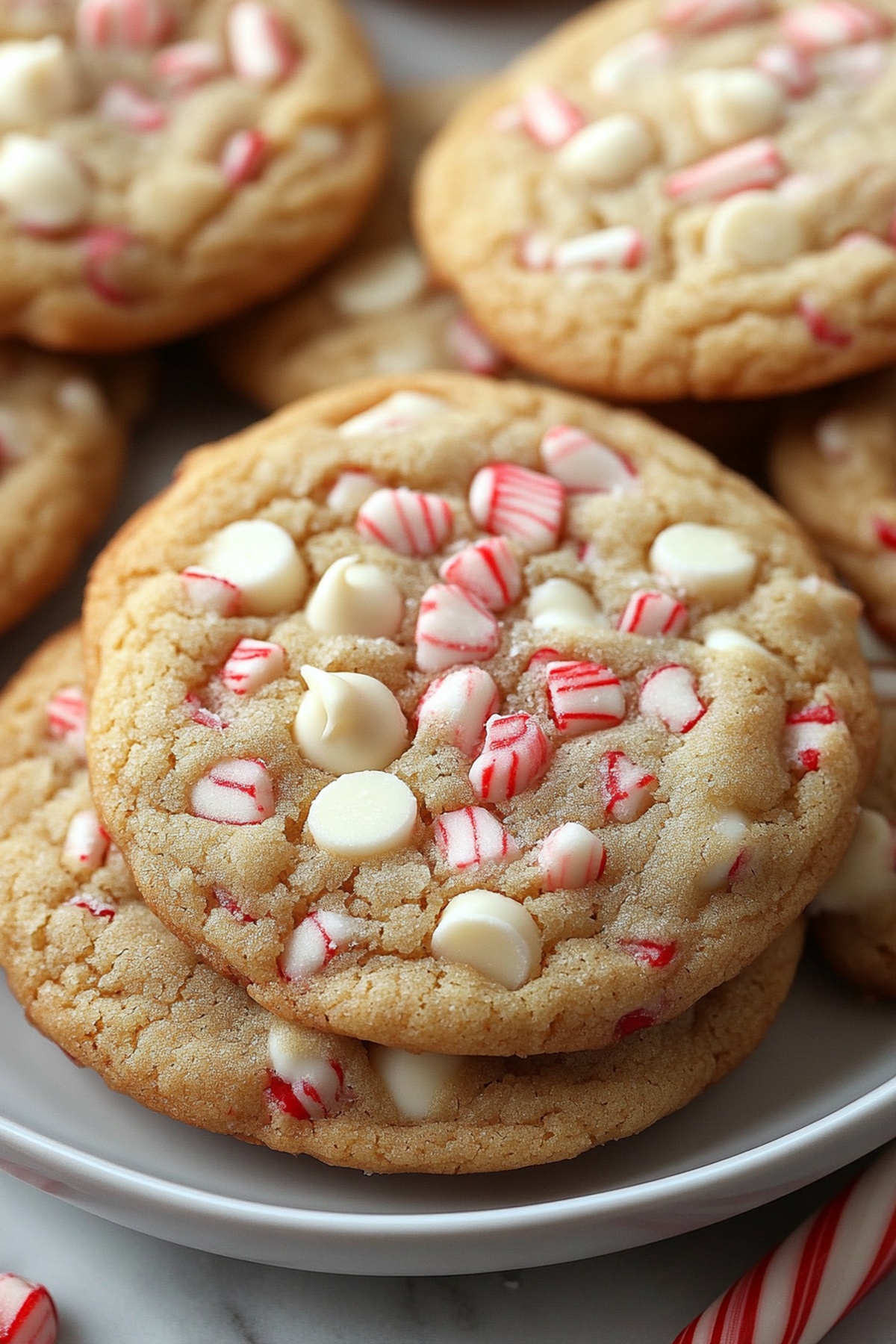 White Chocolate Peppermint Cookies Recipe