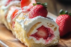 Strawberry Shortcake Cheesecake Rolls Recipe