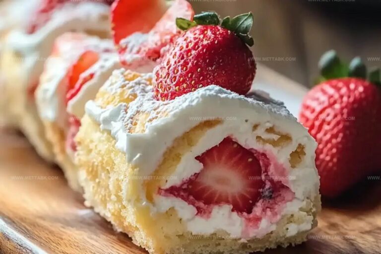 Strawberry Shortcake Cheesecake Rolls Recipe