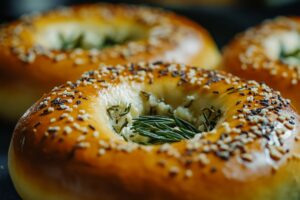 Mozzarella Stuffed Rosemary Parmesan Soft Pretzels Recipe