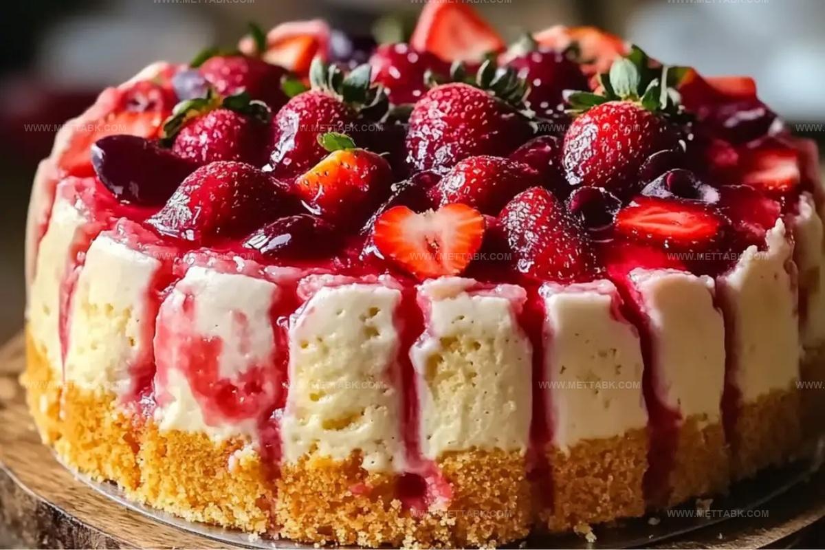 Strawberry Cheesecake Pound Cake Recipe