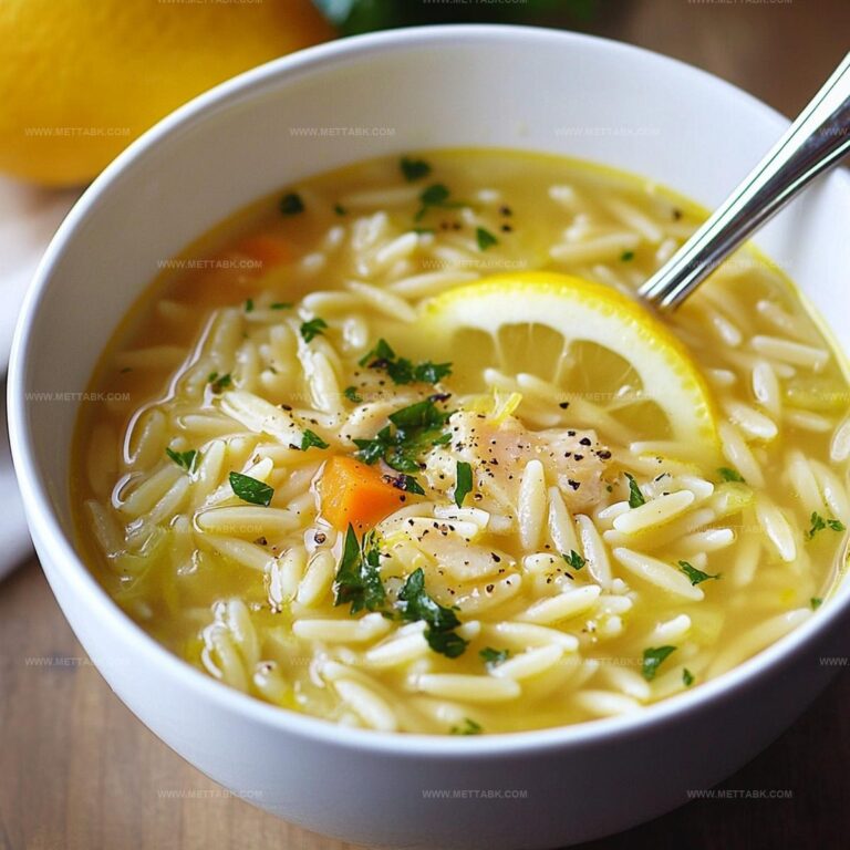 Lemon Orzo Soup Recipe For Comfort