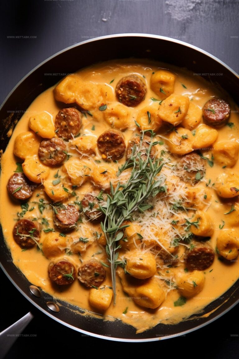 Creamy Butternut Squash Gnocchi & Sausage Recipe