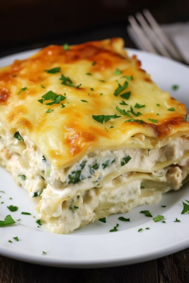 Chicken Alfredo Lasagna Recipe
