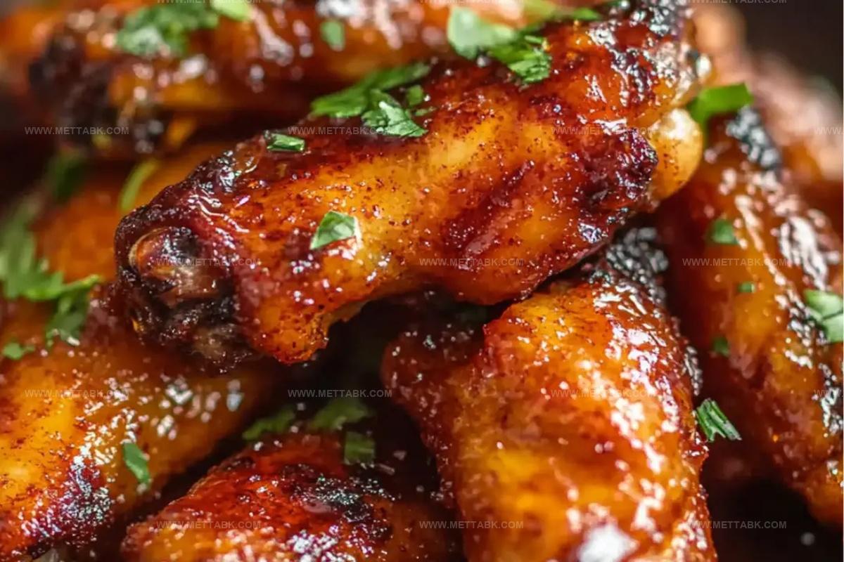 Easy Hot Honey Chicken Wings (Air Fryer Option) Recipe