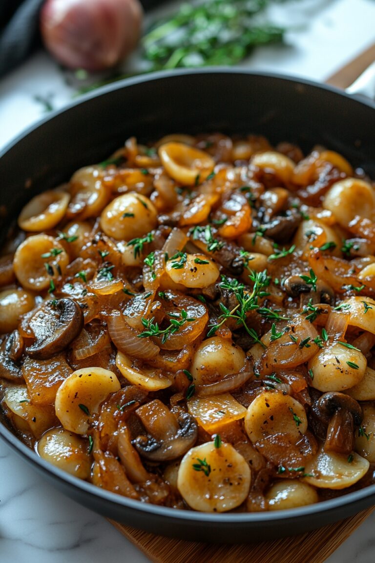 French Onion Pasta Recipe