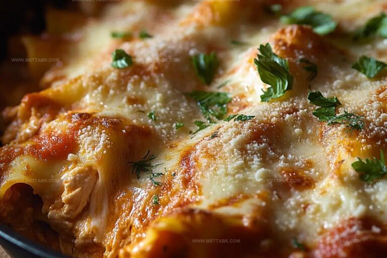 Easy Chicken Parmesan Lasagna Skillet Recipe
