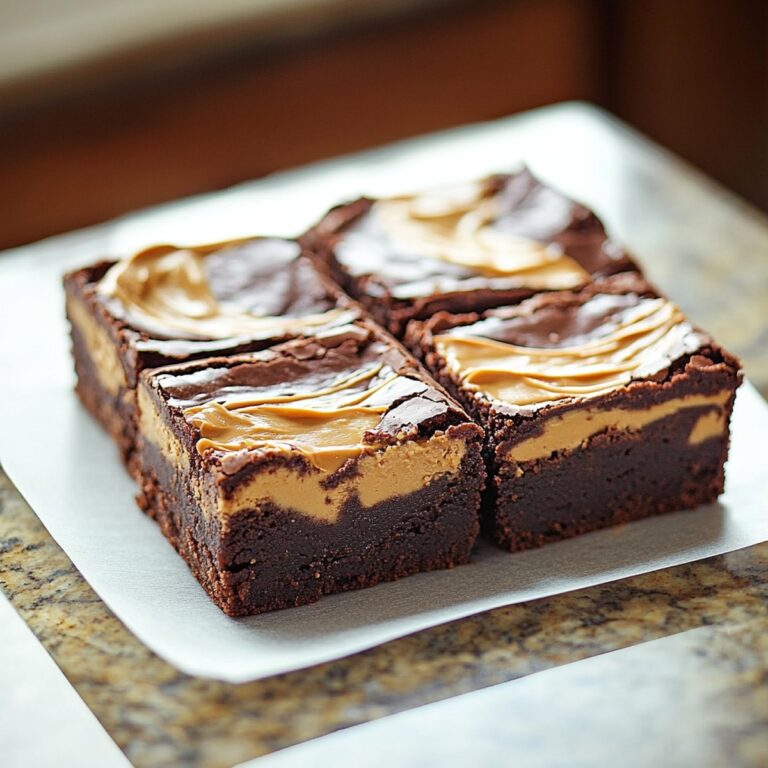 Peanut Butter Brownies Recipe
