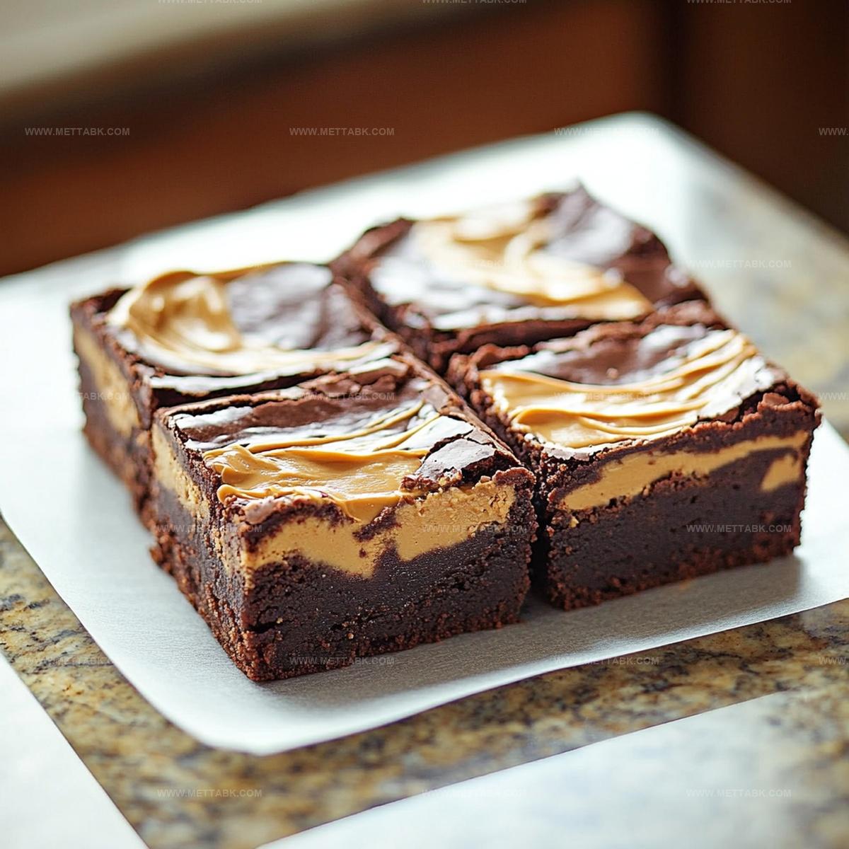 Peanut Butter Brownies Recipe