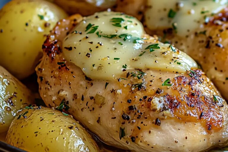 Garlic Parmesan Chicken And Potatoes Recipe