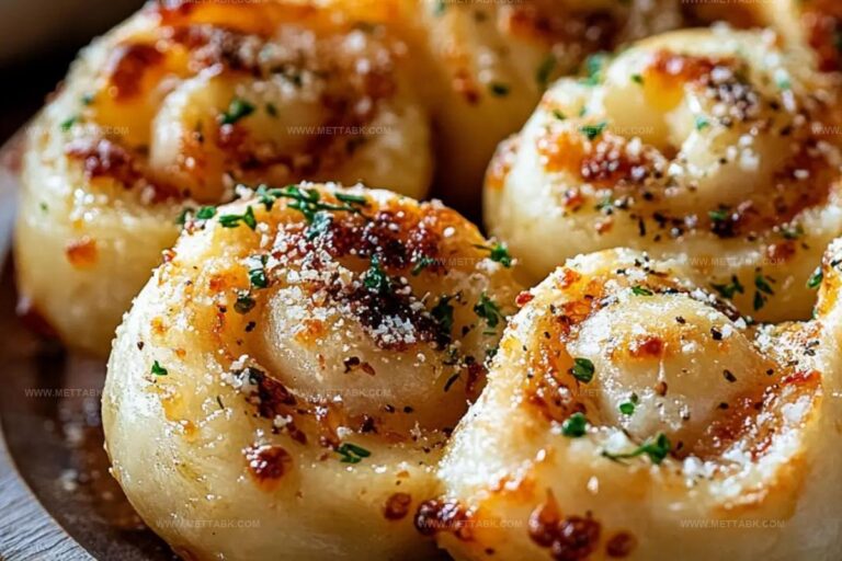 Parmesan Garlic Pizza Rolls Recipe